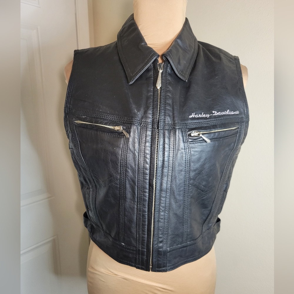 Harley Davidson leather Vest